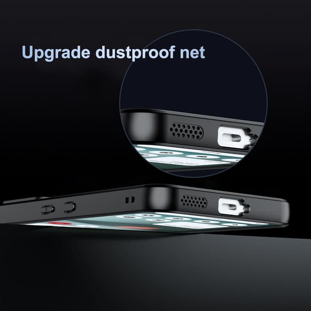 Detalle 2 de Fitudoos Hülle für Nothing Phone 3 – transparente PC-Rückseite gegen Kratzer und Fingerabdrücke