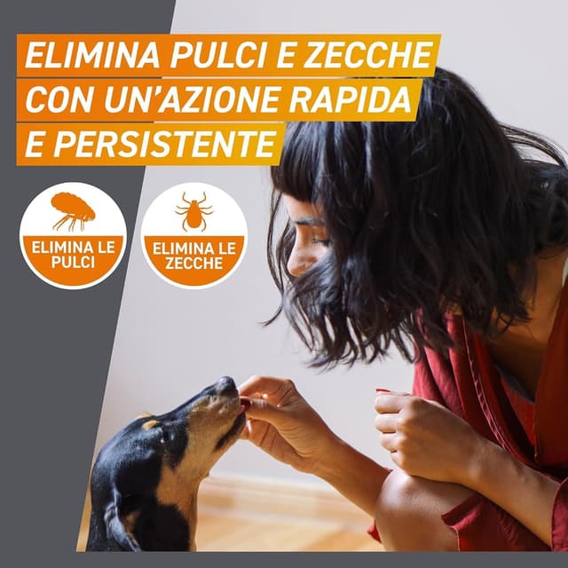 Detalle 2 de FRONTPRO 3 compresse masticabili antiparassitario per cani 10–25 kg afoxolaner