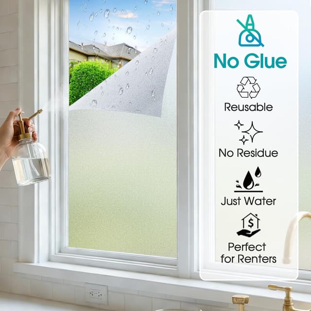 Thumbnail 2 de Coavas Window Privacy Film 17.5 x 78.7 Inch