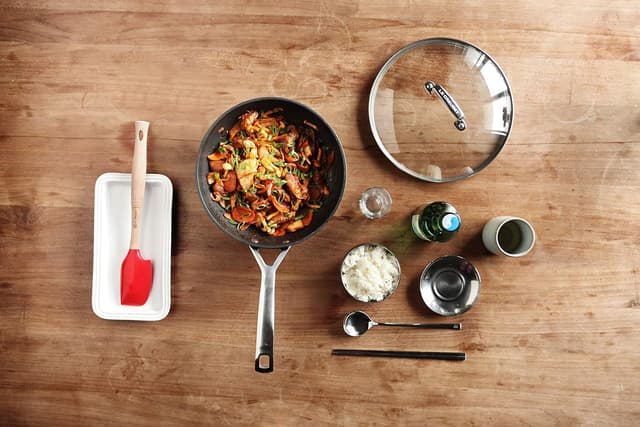 Thumbnail 5 de Le Creuset Tapa de Cristal 30 cm Plateada y Transparente 🥘