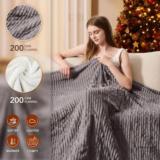 Detalle 2 de Homemate Heated Blanket 50x60