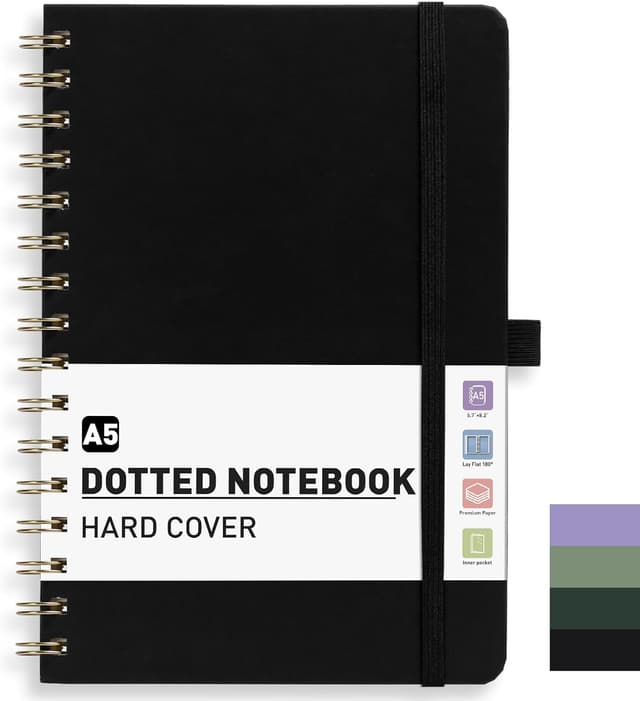 Thumbnail 6 de PYNEX Notizbuch A5 kariert – 140 Blatt 📓