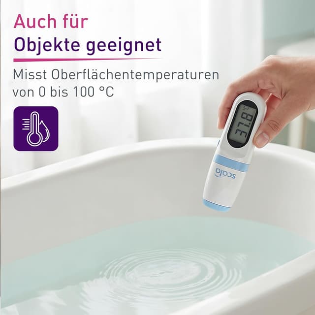 Detalle de Scala SC 8271 thermomètre fièvre infrarouge frontal sans contact