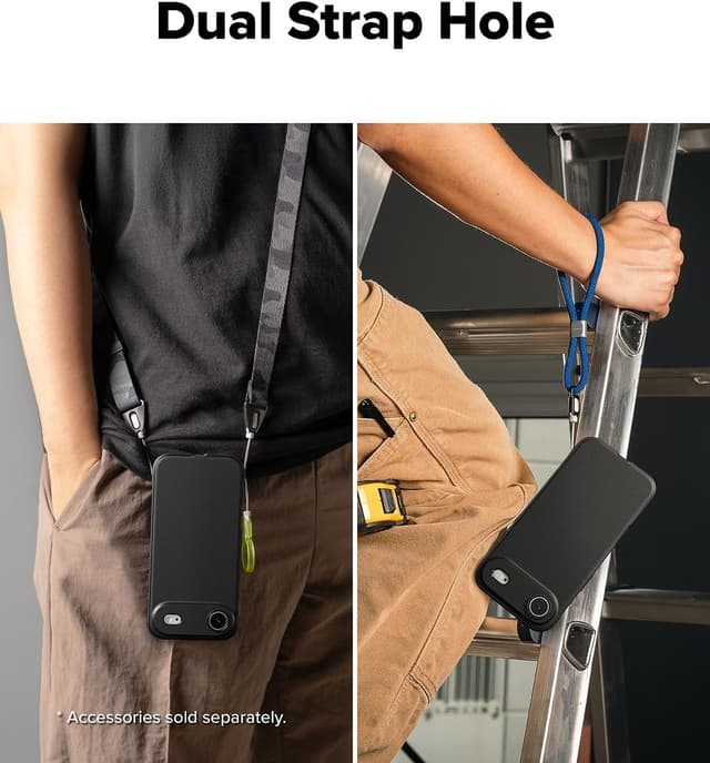 Detalle 2 de Ringke Onyx Hülle für iPhone Air – rutschfest, kratz- und stoßfest mit präzisen Kameraausschnitten (Black)