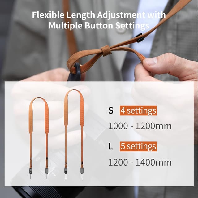 Thumbnail 5 de PGYTECH Air Retro Style tracolla regolabile 1200 mm