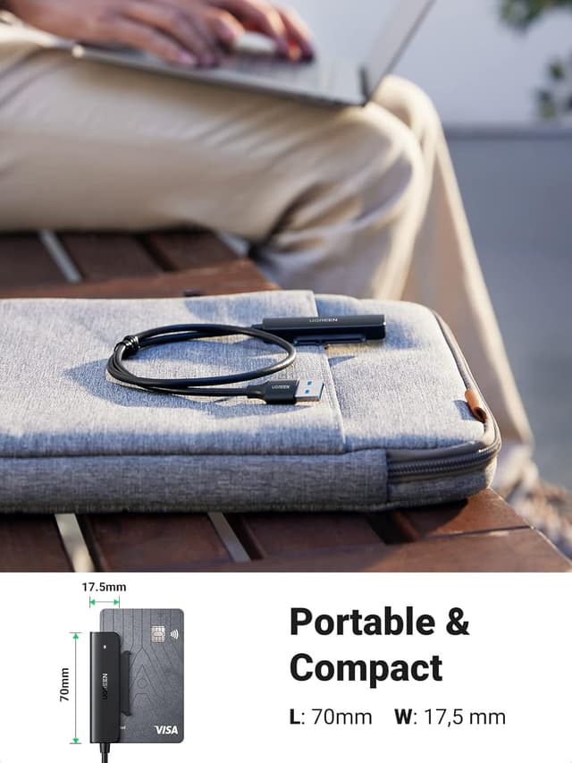 Thumbnail 6 de UGREEN Câble SATA USB 3.0 Adaptateur SATA vers USB 3.0 pour SSD et disques durs 2,5 pouces (UASP, TRIM, Smart, 0,5 m)