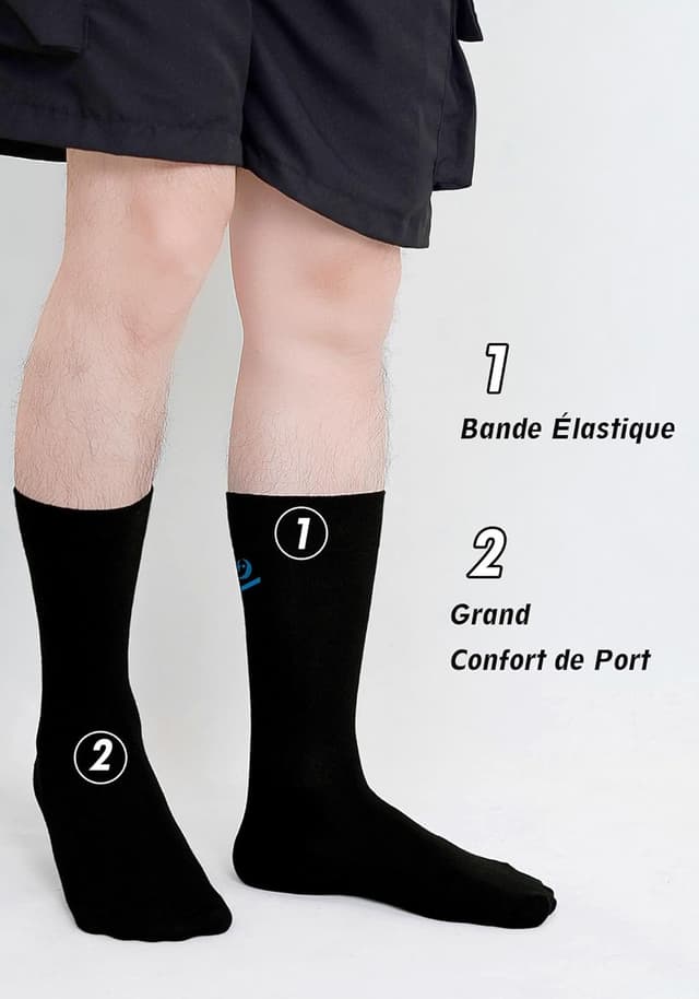 Thumbnail 6 de ZAKASA Chaussettes Bambou homme, ultra douces, respirantes ⚙