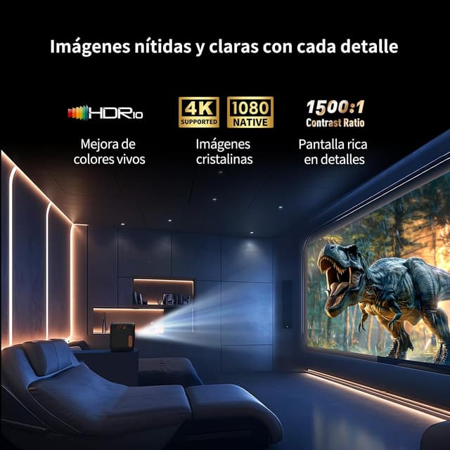 Thumbnail 2 de WEMAX Proyector Smart 1080P con Google TV y Netflix 📽