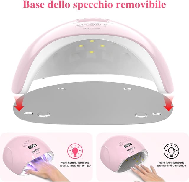 Detalle 1 de NAILGIRLS Lampada UV 220W per unghie
