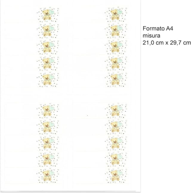 Thumbnail 1 de ARKRAFT Tarjetas personalizables para bomboneras, papel 300 g (40) 🎁