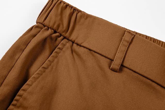 Detalle de JMIERR Baumwolle Chino Herren Stretch Cargo-Hose mit elastischem Bund und Taschen
