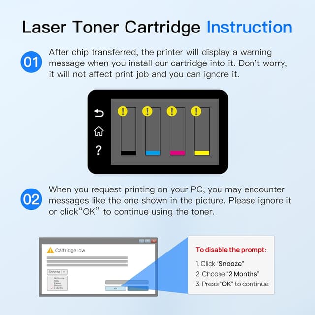 Detalle 2 de GPC IMAGE 415X Multipack kompatibel zu HP 415A / 415X (W2030X–W2033X) für HP Color LaserJet Pro MFP M479 & M454 – 4er-Pack