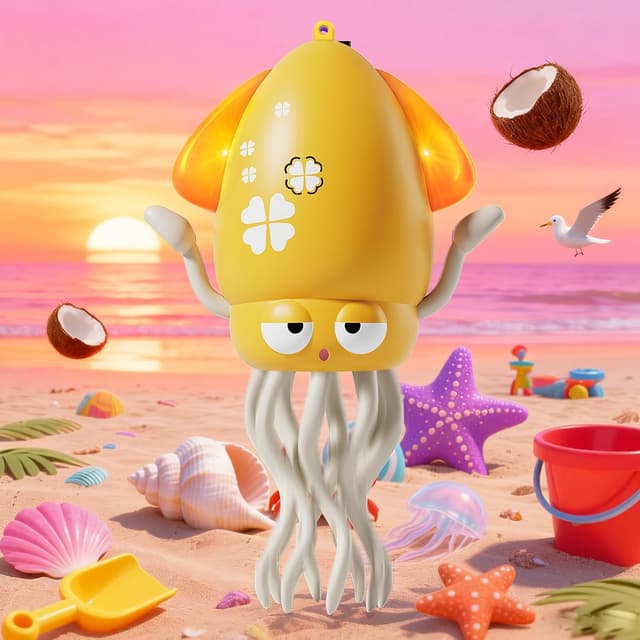 Detalle de Giocattolo interattivo a forma di polpo danzante con LED, musica e sensori a infrarossi