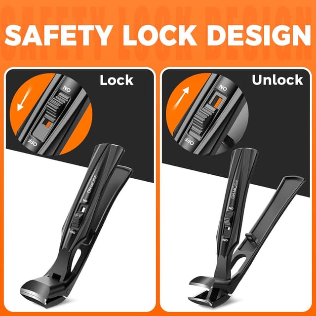 Thumbnail 4 de DRMODE Toe Nail Clippers for Thick Nails, angled head