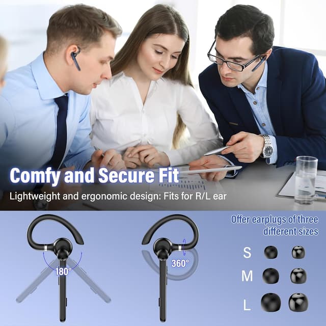 Detalle de Bluetooth Headset V5.3 mit CVC 8.0