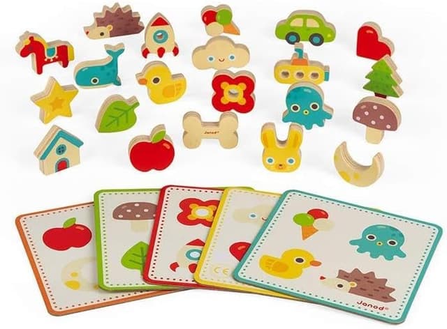 Detalle 1 de Janod Memory-Tastspiel ab 3 Jahren