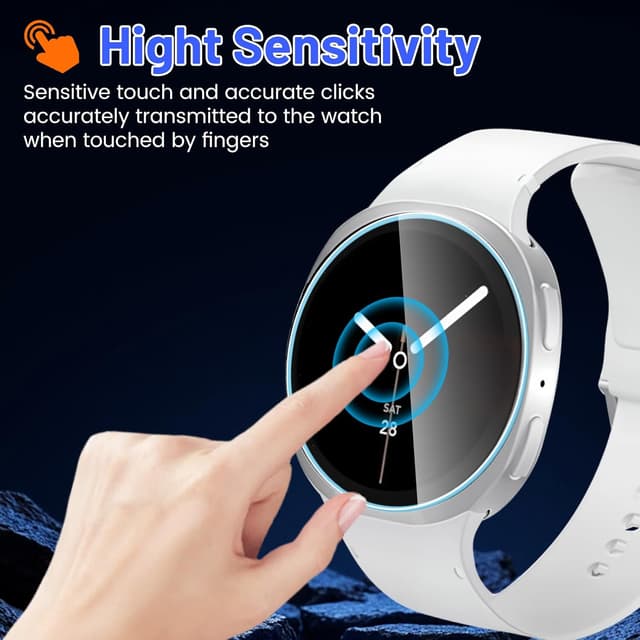 Thumbnail 5 de TQLGY Screen Protector for Samsung Galaxy Watch 8 40mm — 6-pack