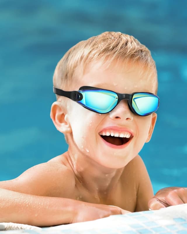Thumbnail 6 de Aegend Kids Swim Goggles 3-14 Anti-Fog UV