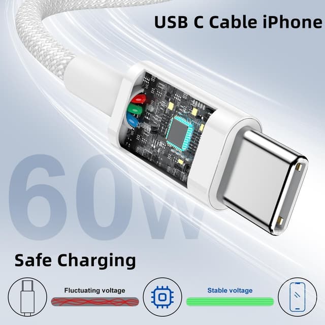 Thumbnail 3 de USB C auf USB C Kabel 2M 60W