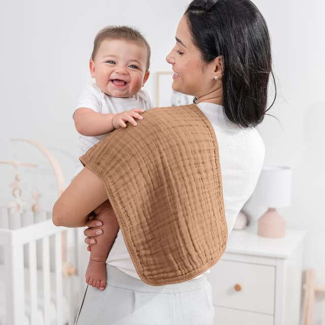 Thumbnail 1 de Comfy Cubs Muslin Burp Cloths 20" x 10" Pack of 10