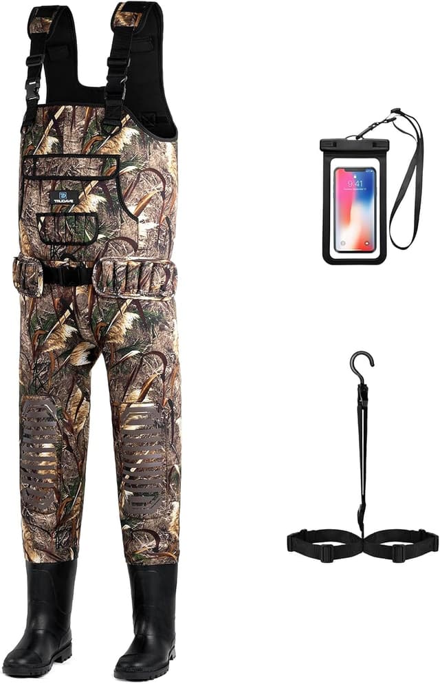Thumbnail 6 de Trudave Chest Waders Waterproof Neoprene w/ Boots 🎣