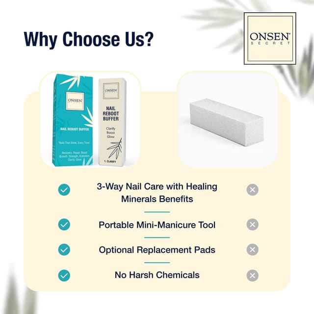 Thumbnail 3 de Onsen Nagel Polierblock 3‑Seiten Kompakt