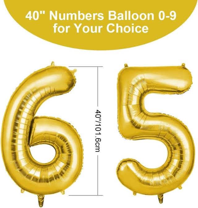 Thumbnail 1 de OFFCUP Zahlen Luftballon 40 Zoll đ