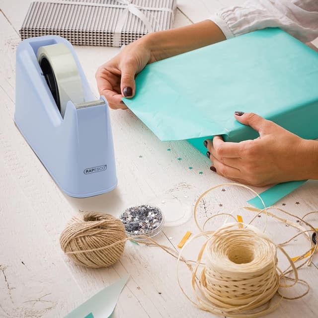 Thumbnail 6 de RAPESCO 1488 500 Dispenser nastro 2 rotoli azzurro