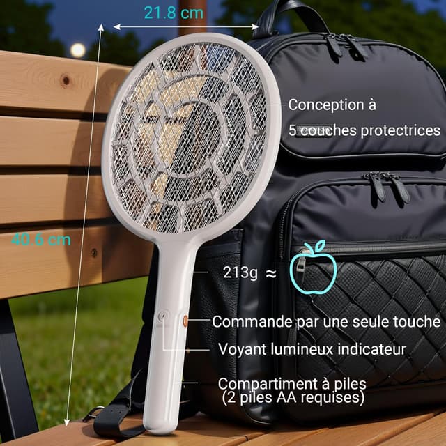 Thumbnail 6 de Raquette électrique insectes 3000 V