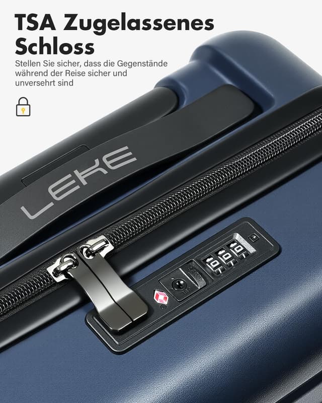 Detalle 2 de Lekesky Handgepäck Trolley 38 L TSA