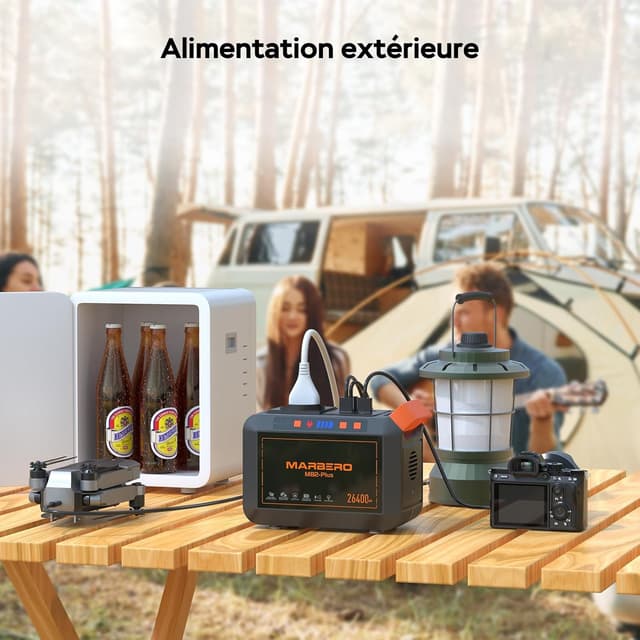 Detalle de MARBERO Générateur solaire 26,400 mAh