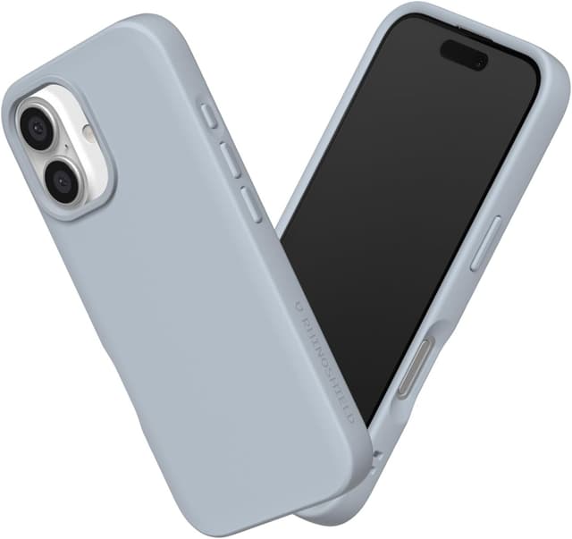 Imagen de RhinoShield SolidSuit iPhone 16 Plus Gris Argent en OfertitasTOP