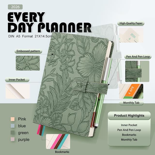 Thumbnail 2 de Agenda académica 2026 A5 día a día