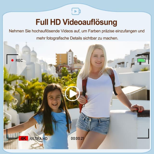 Thumbnail 2 de Digitalkamera 48MP mit 32GB Speicherkarte