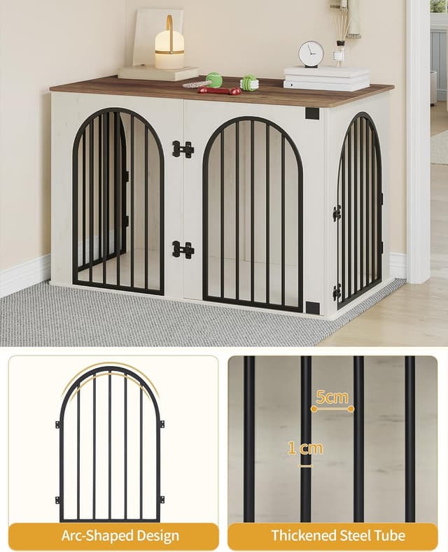 Detalle 2 de Hzuaneri Hundekäfig 108 cm für Hunde