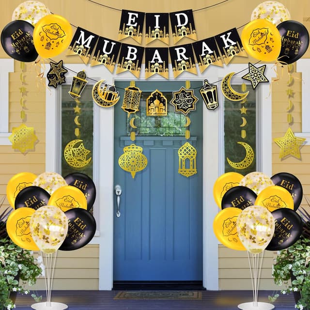 Thumbnail 4 de AhfuLife Ramadan Mubarak Decorations 6Pcs 🎉