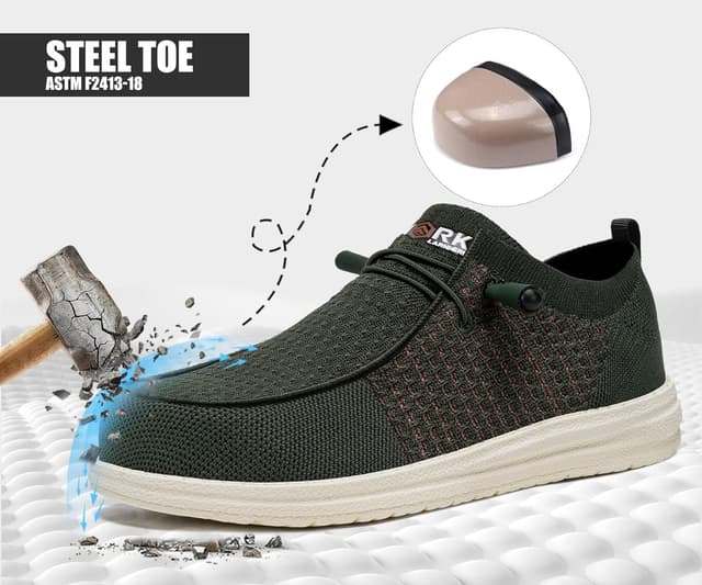 Detalle 1 de Slip-on Steel Toe Shoes for Men