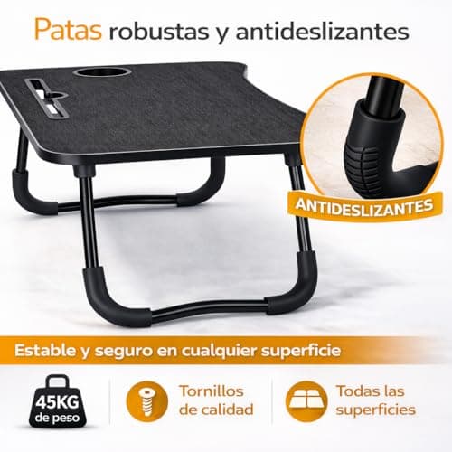 Thumbnail 6 de Mesa Plegable Auxiliar T-LOVENDO.ES de 60x40 cm para portátil y tablet