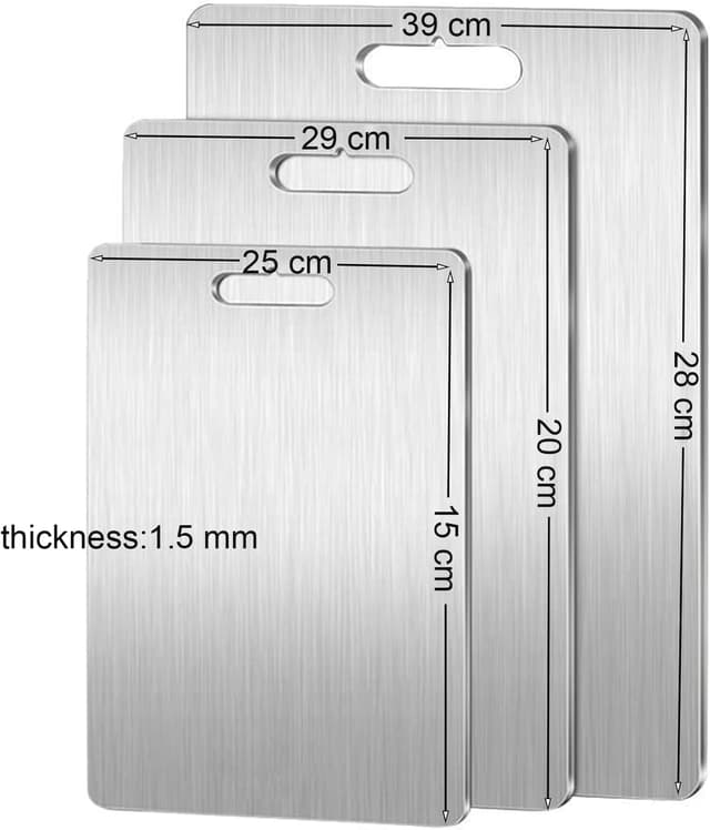 Thumbnail 1 de Titanium Cutting Board 3pcs, Large double-sided 🍽