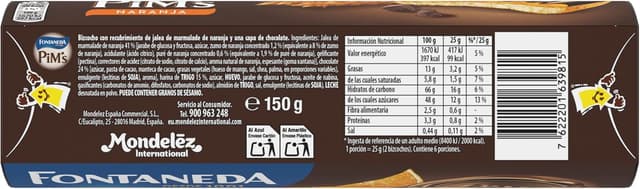 Thumbnail 2 de LU Pim's Galletas de Bizcocho con Naranja y Chocolate 🍊🍫 150g