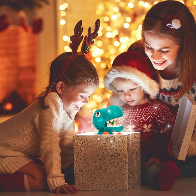 Thumbnail 6 de Thedttoy Musical Light Crawling Walking Dinosaur Toy (Green) for Baby Boys & Girls