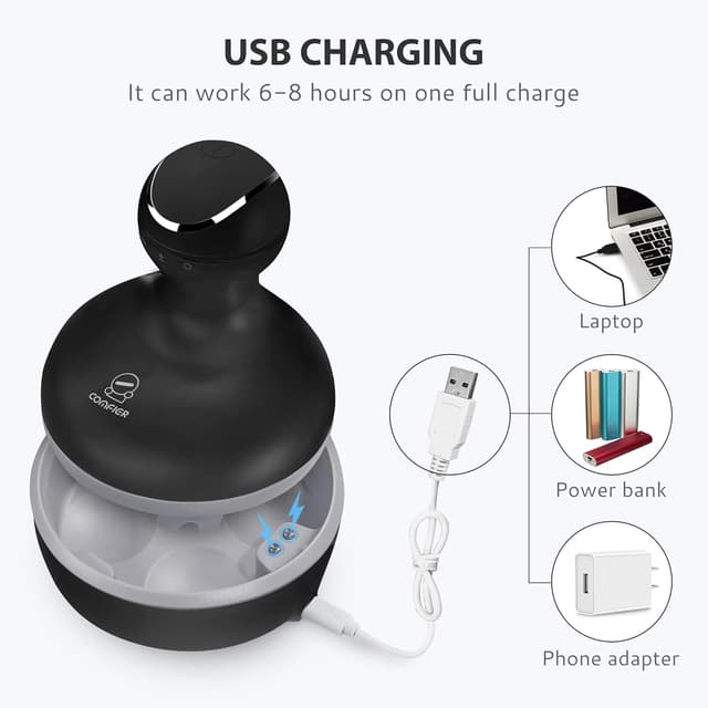 Thumbnail 5 de COMFIER Masajeador Inalámbrico para Cuero Cabelludo 🧖♀️ Relax y Crecimiento del Cabello