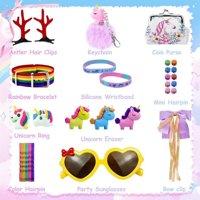 Detalle 2 de Calendrier de l'Avent licorne fille 2025, 24 jours de cadeaux 🎉