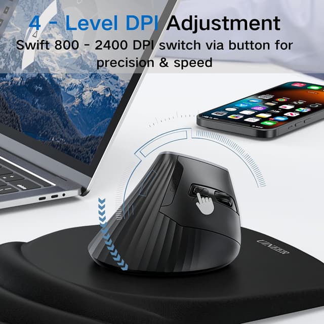 Thumbnail 2 de Uineer Vertical Mouse Ergonomica
