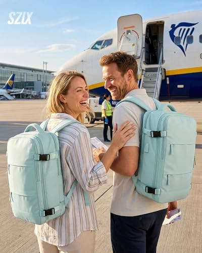 Detalle de SZLX Mochila de vacío con bomba eléctrica y compartimento cabina (estilo Ryanair) para viajes