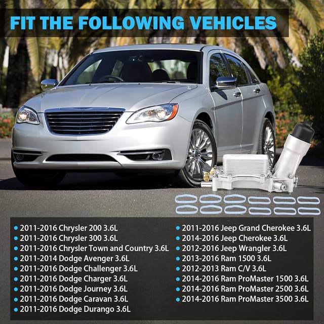 Detalle 2 de 926-959 Aluminum Oil Filter Housing Kit 3.6L