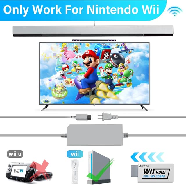 Thumbnail 6 de PORTHOLIC 4 in 1 Wii HDMI Adapter Kit