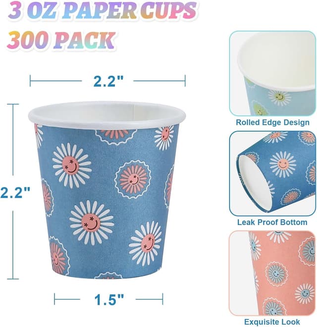 Thumbnail 2 de SIUQ 3 oz Paper Cups 300 Pack