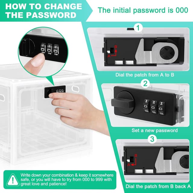 Thumbnail 3 de chefeggukk Medicine Lock Box 12.6L