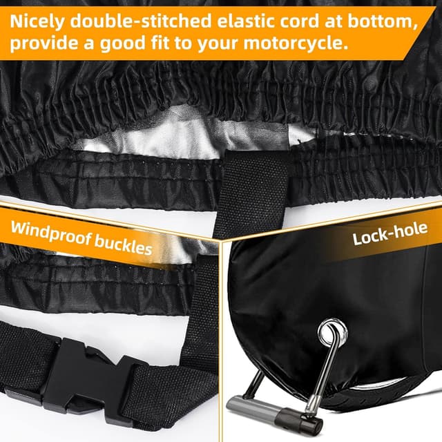 Thumbnail 2 de Motorrad Abdeckplane UV Beständig 240x105x125 cm